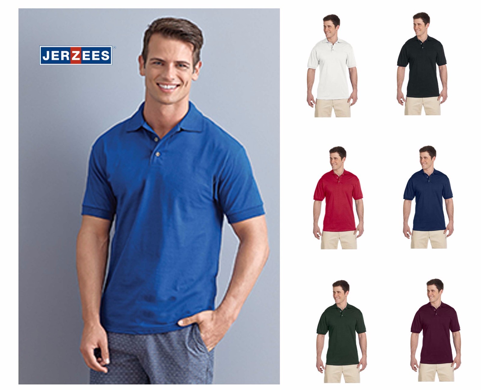 heavyweight cotton polo shirts