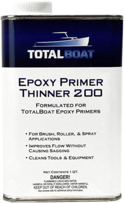 Epoxy Primer Thinner, 32oz Marine Solvent, Clear ,Thins Epoxy Primers 200 Marine