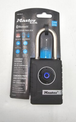 Master Lock Model 4401DLH Bluetooth Padlock Outdoor READ