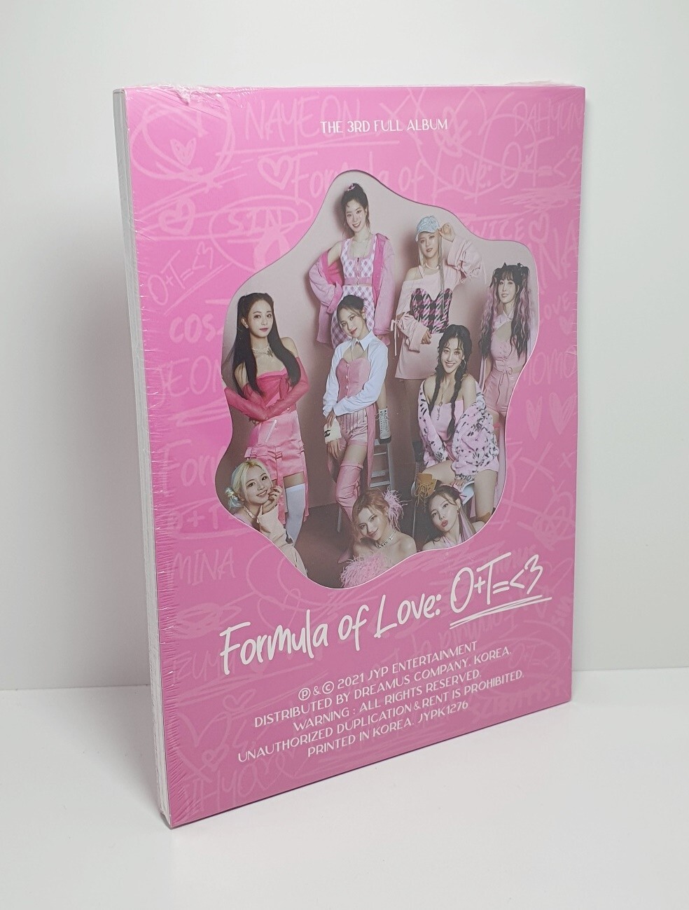 TWICE 3rd Album Formula of Love O+T= 3 EXPLOSION CD+P.Book+
