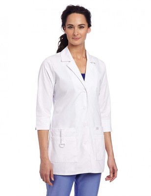 Dickies Scrubs Women's Junior Fit 3/4 Sleeve Lab Coat XXX-Large, White 