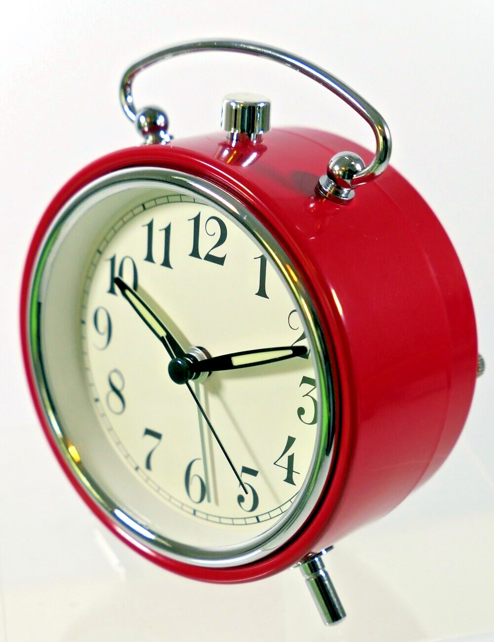 NEW Retro Style Red Alarm Clock with Light - Hearth and Hand Magnolia