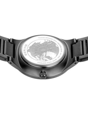 Pre-owned Bering 14442-777 Mens Watch Slim-solar 42mm 5atm