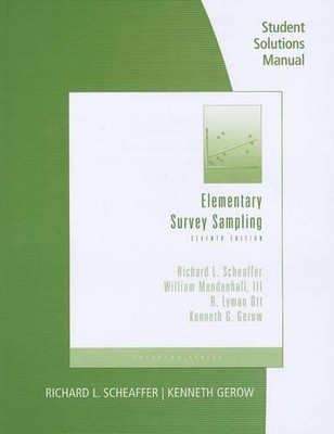 Student Solutions Manual for Scheaffer/Mendenhall/Ott/Gerow's Elementary Survey 