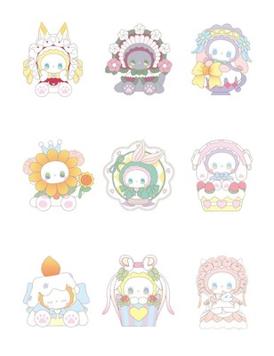 MJ STUDIO EMMA Secret Forest Birthday Party Series PVC Box of 8