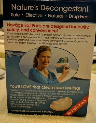 Navage Nose Cleaner and 18 Salt PodsBRAND NEW SHIPS TODAY***FREE SHIPPING***