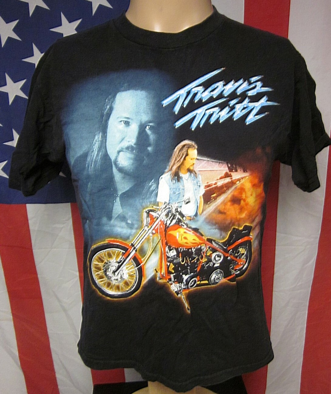 TRAVIS TRITT youth lrg tee Down the Road I Go country T
