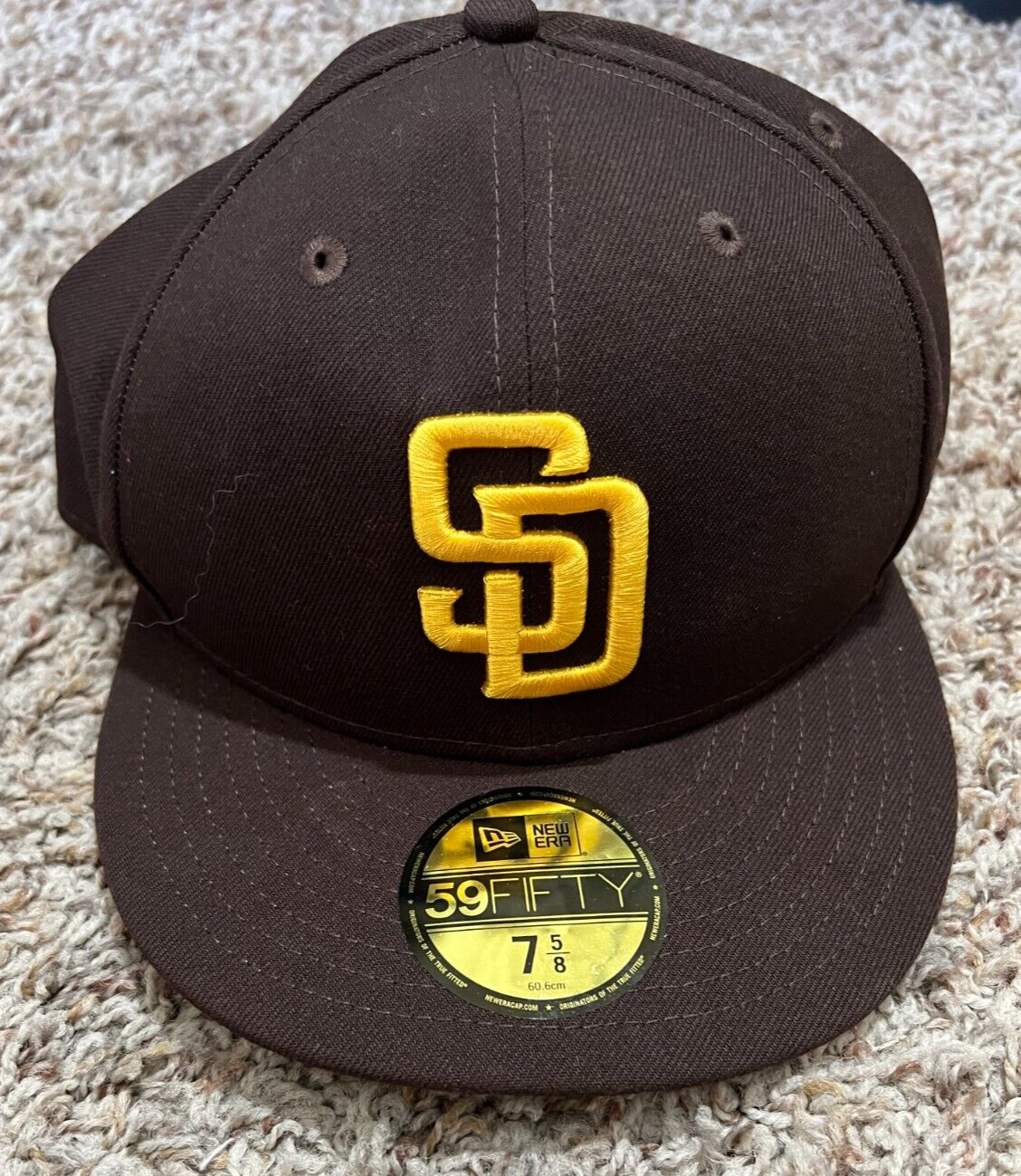 NEW ERA 59FIFTY SDキャップ 7 5/8 NewEra 59Fifty San Diego Padres Hat Size 7 5/8 | eBay
