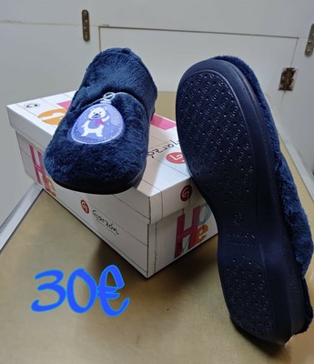 Zapatillas de estar por casa mujer/ Abierta por detrás/ Invierno