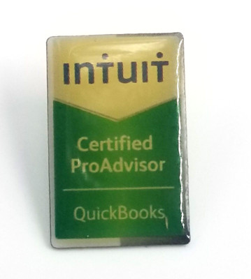 Intuit Quickbooks Certified ProAdvisor Team Member Recognition Enamel Lapel Pin