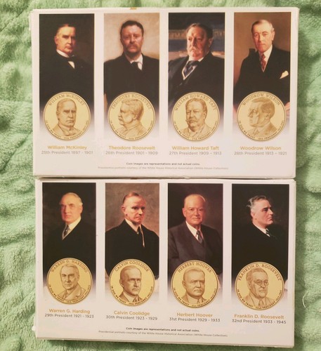 2013-S & 2014-S Proof Presidential Dollar Mint Sets with Boxes and COA #31