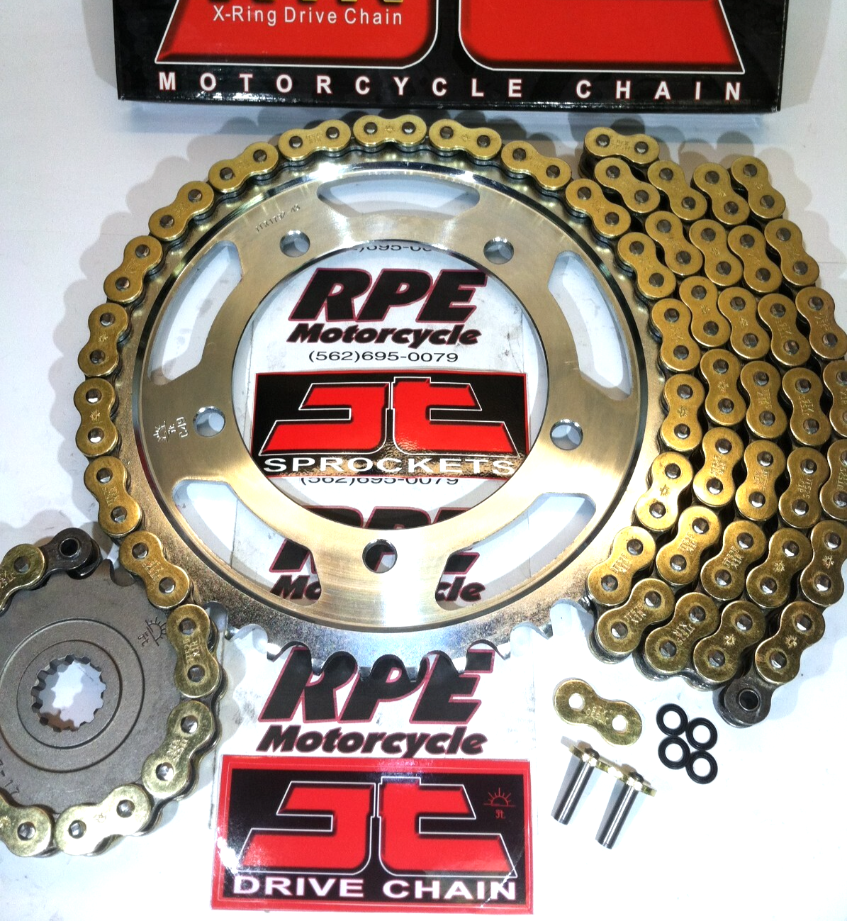 2003-2004 Kawasaki ZX6R ZX6RR JT Z3 520 Quick Accel Gold