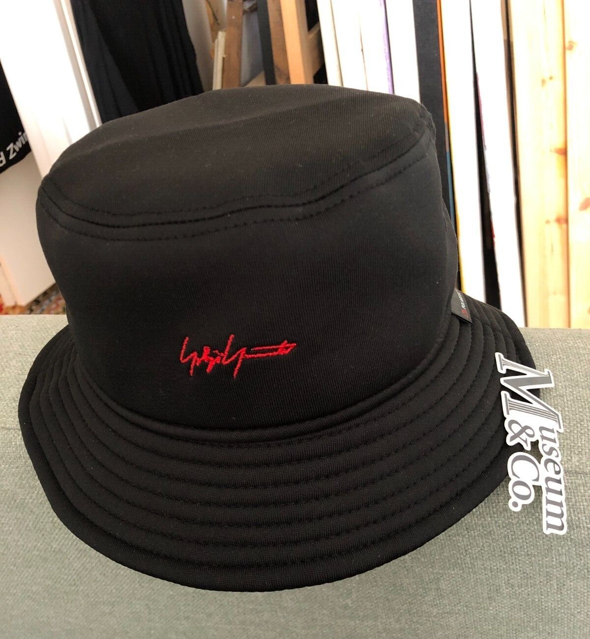 Yohji Yamamoto×NEWERA ss21キャップ Yohji Yamamoto x New Era Cap SS21 Bucket Fishing Hat Black