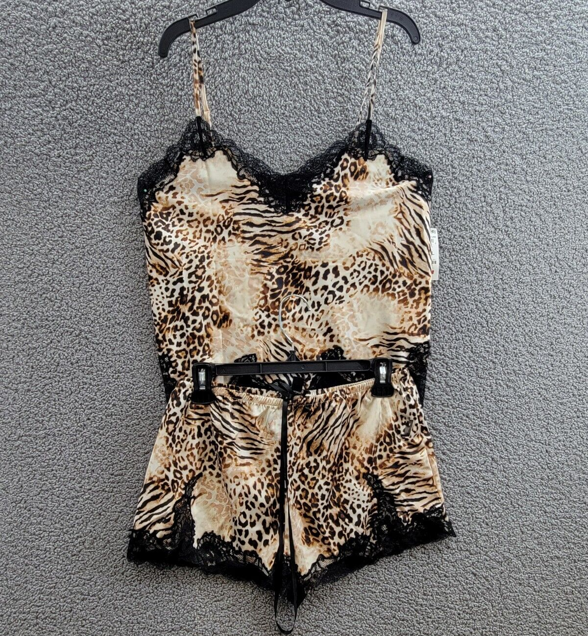 INC International Concepts Printed Shortie Pajama Set Women's S Mixed Animal - Picture 2 of 24