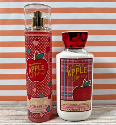 CHAMPAGNE APPLE HONEY Bath Body Works 8 oz Mist Body Lotion