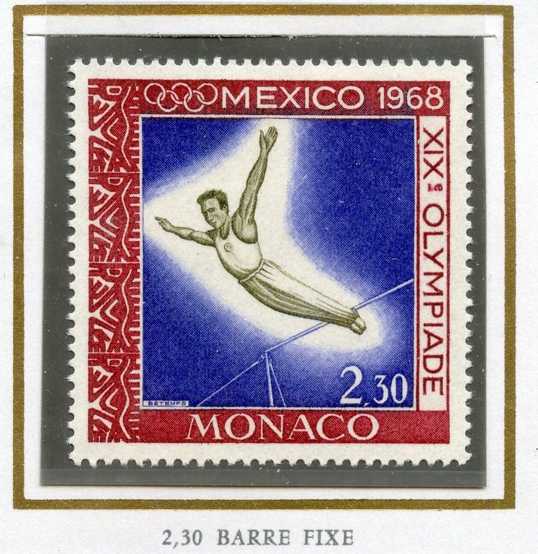 Stamp /  Timbre Monaco Neuf NÂ° 741 ** Jeux Olympiques Mexico