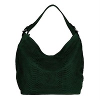 ITALY DAMEN XXL LEDER SHOPPER Umhängetasche Schultertasche Reisetasche HOBO BAG