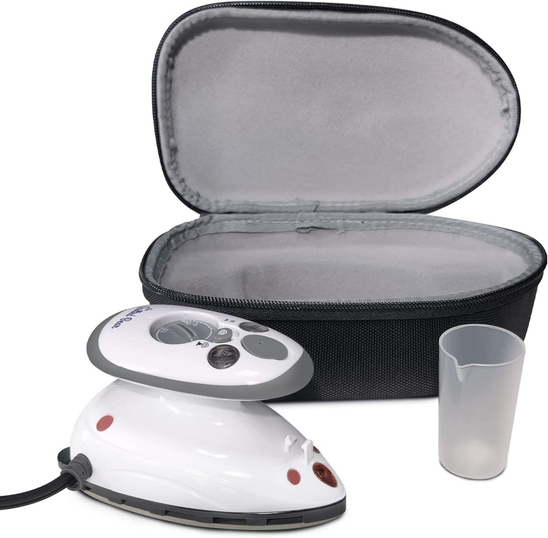 - Lightweight Mini Steam Iron With Ceramic Sole Base Plate &