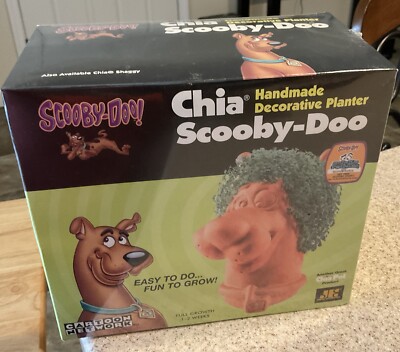2010 Scooby-Doo Chia Pet Handmade Planter NEW Sealed Box
