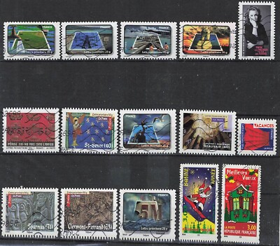 Frankreich - Posten mit gestempelten Marken, (1)
