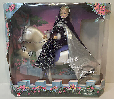 Barbie Royal Romance Gift Set Mysterious Beauty and Her White Stallion 24478 NIB
