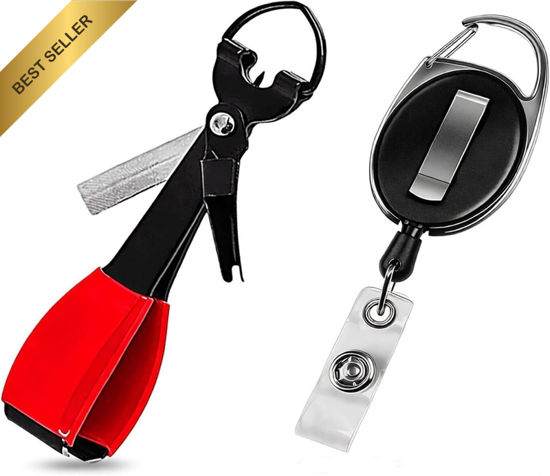 Fly Fishing Quick Knot Tying Tool Kit Featuring Line Cutter - Perfect for Fast a