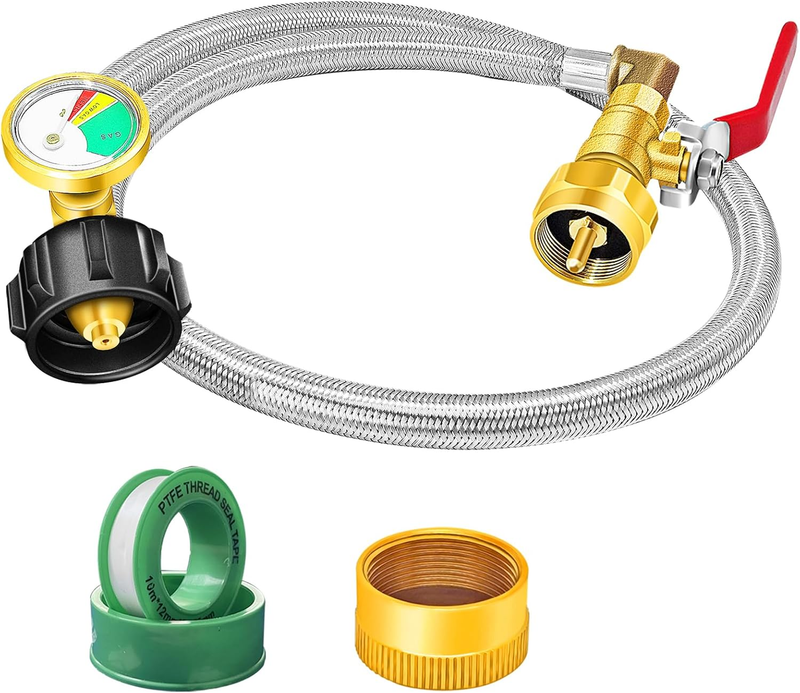 Upgraded Propane Refill Adapter Hose Kit, 36