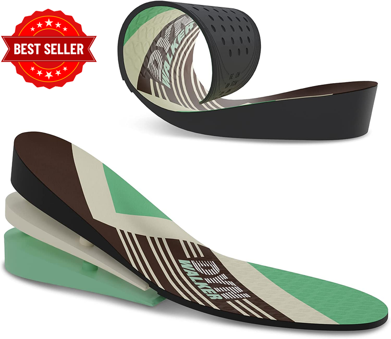 Shoe Lifts Height Increasing Insoles Boost Inner Sole Heel Insoles 3-Layer Shoes
