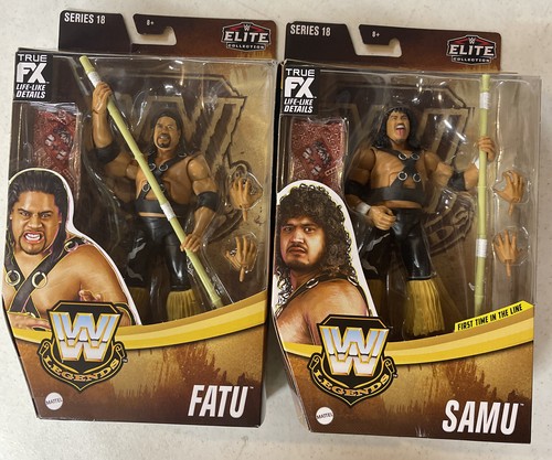 FATU & SAMU WWE LEGENDS SERIES 18 Headshrinkers SST 2023