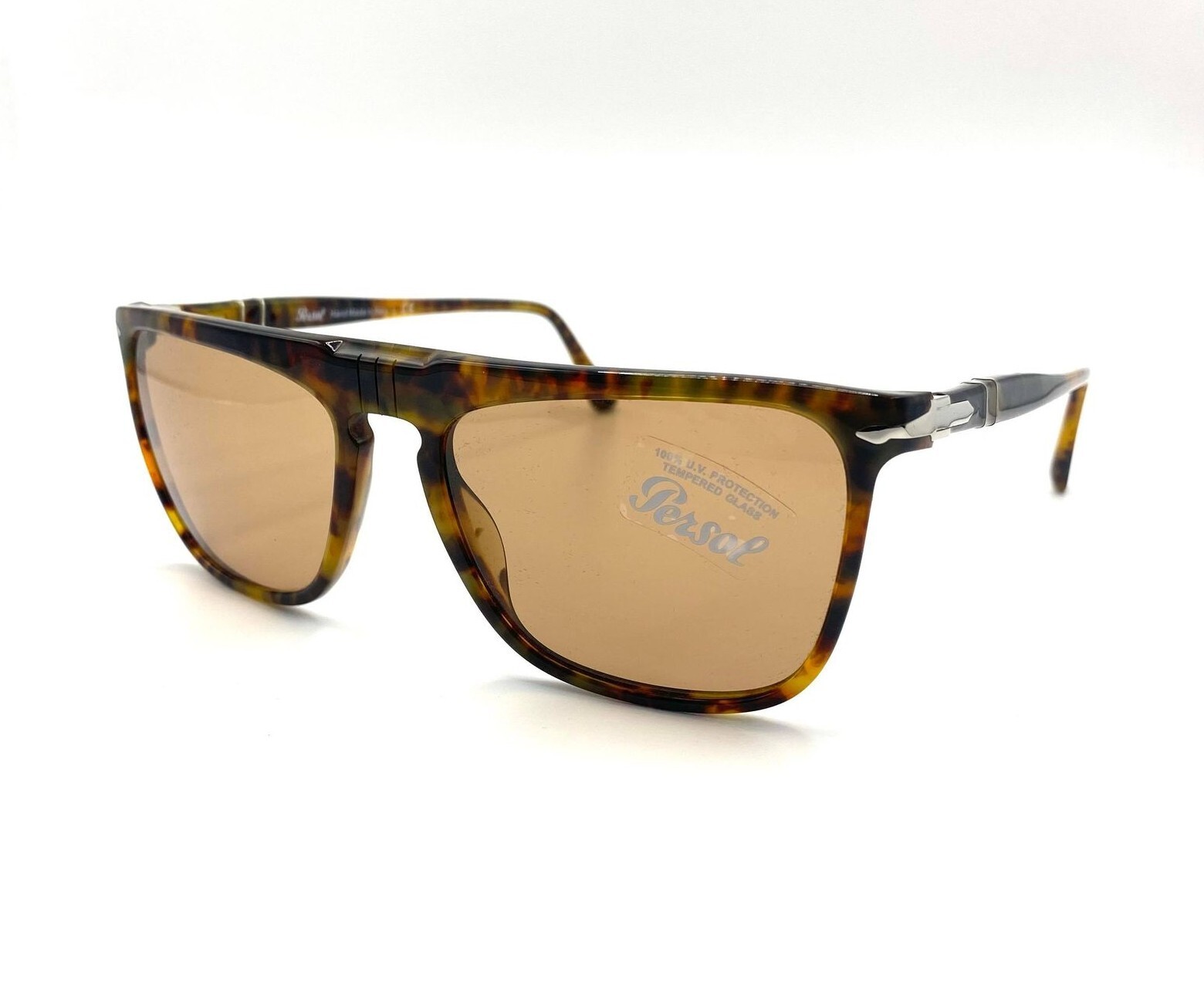 Pre-owned Persol Po3225s Sunglasses 108/53 Caffe'/brown Lens 56mm