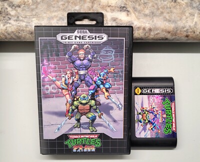 TMNT Gaiden for Sega Genesis + case & artwork - SOR 2 mod