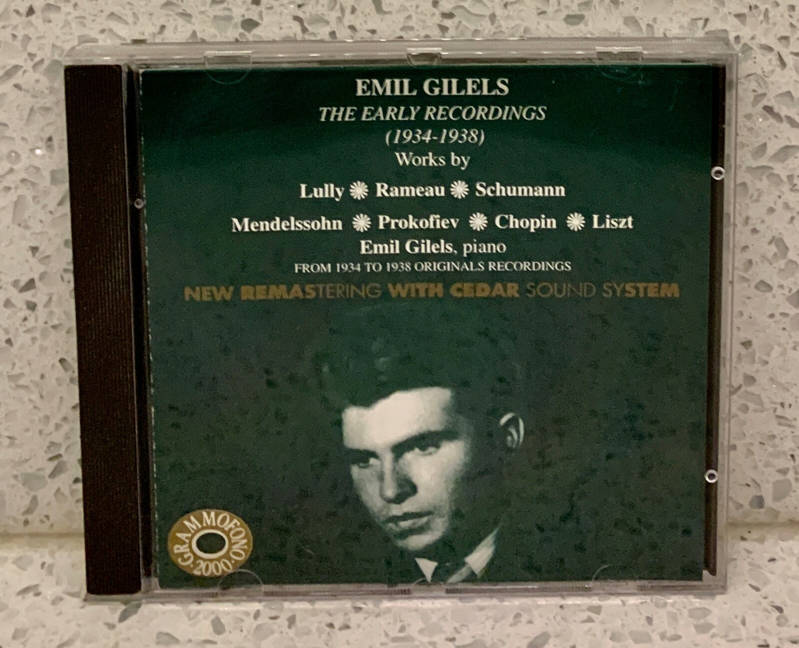 EMIL GILELS The Early Recordings (1934-1938) (CD, Grammofono
