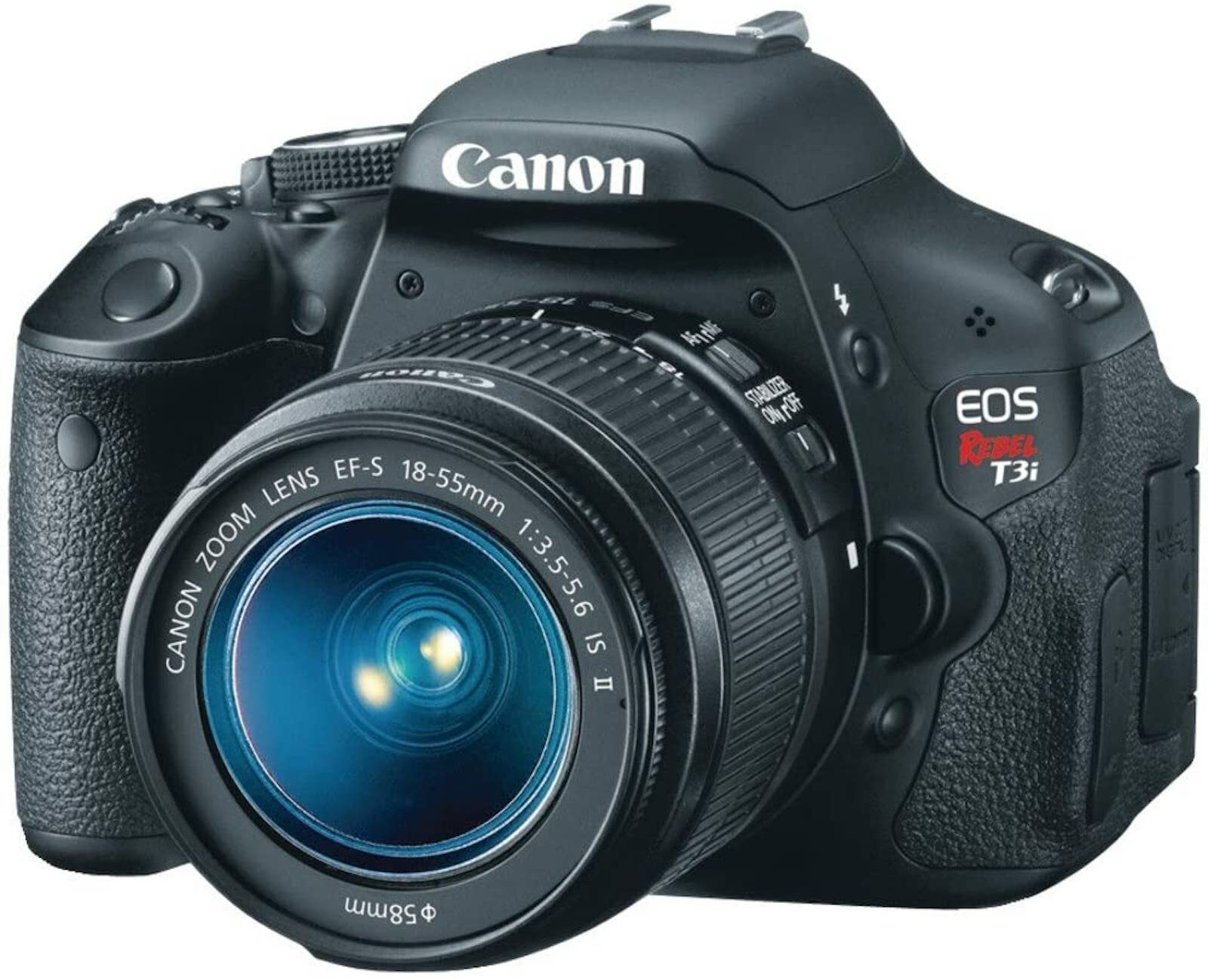 Canon EOS Rebel T3i DSLR Camera 18-55mm Lens 5169B003: 18MP, FHD Video