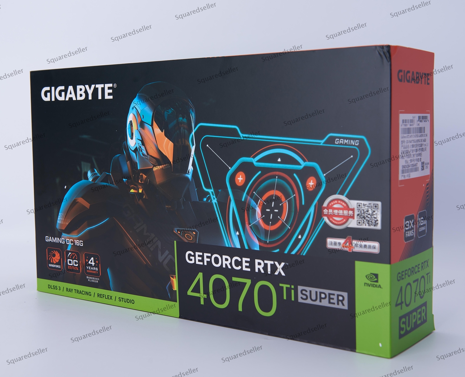 GIGABYTE RTX 4070 Ti SUPER GAMING OC 16G Video Card GV