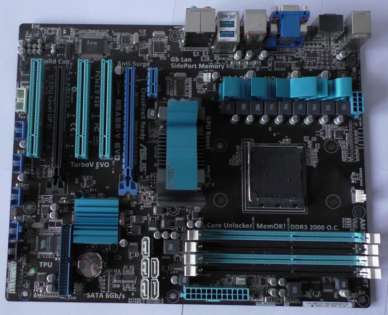 Asus Mainboard M5a88-V Evo Rev:1.0 - Atx Ddr3 Sockel Am3+  Mit Blende