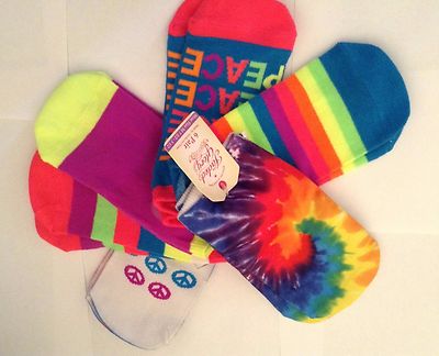 Faded Glory Girls No Show Socks 6 Pk Pick From Patterns Listed Sz M 7 1/2 -3 1/2