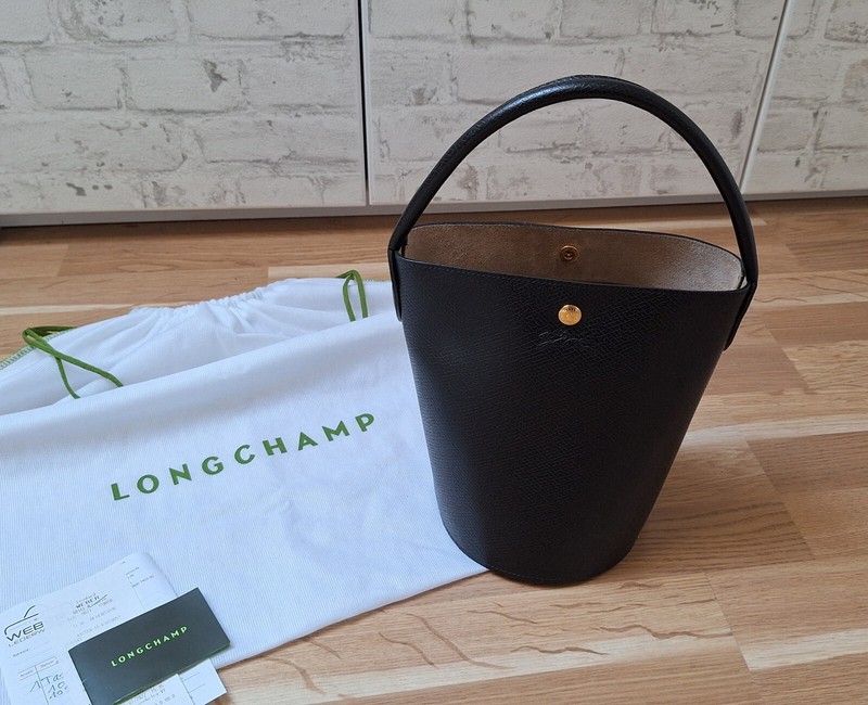 Longchamp Epure Beuteltasche Bucket Bag Schwarz 