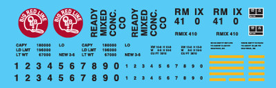 HO Scale - Omaha Lincoln Beatrice PS2 3 Bay Decal Set