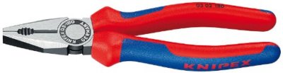 KNIPEX 03 02 200 Combination Pliers with Comfort Grip, 8 Inch