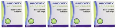 Prodigy Test Strips Box of 50 - 5 Pack
