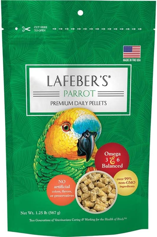 Lafeber'S Premium Daily Diet Pellets for Parrots 1.25 Lb Tub