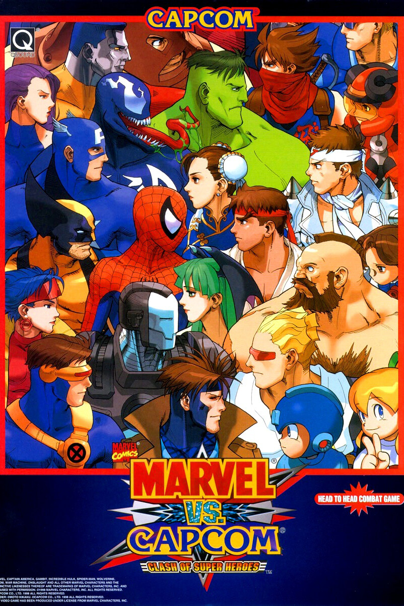 ポスター Marvel Capcom vintage posters Marvel vs. Capcom Poster Wall Art Home Decor Photo Prints