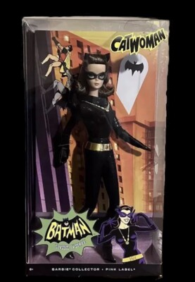 NEW! Barbie as Catwoman 2012 Pink Label Batman Classic TV Series