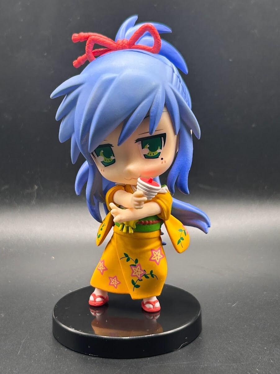 小物 konata Japanese anime Lucky Star mini figure strap Konata Izumi
