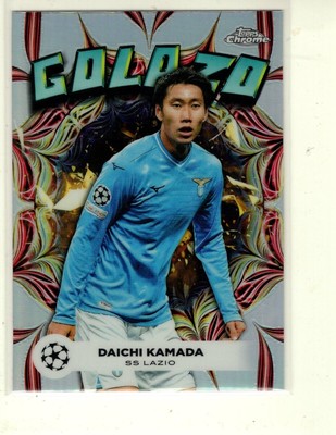 2023-24 Topps Chrome UEFA Daichi Kamada Chrome Refractor