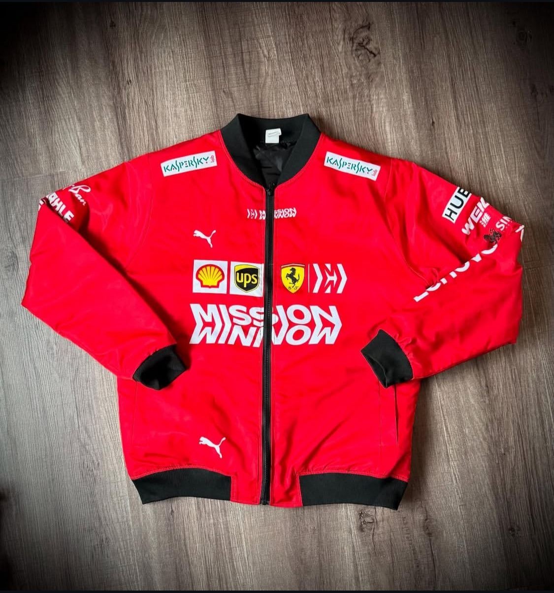 80s XL Ferrari レーシングジャケット Vintage 80s Ferrari Racing Jacket Mens XL Style Auto