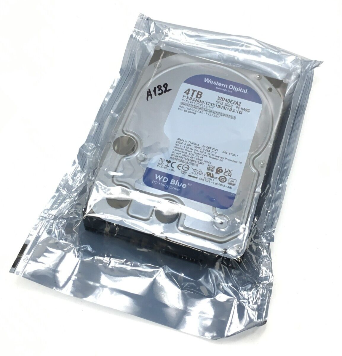 WesternDigital製 4TB HDD WD40EZAX 未開封 他（Western Digital