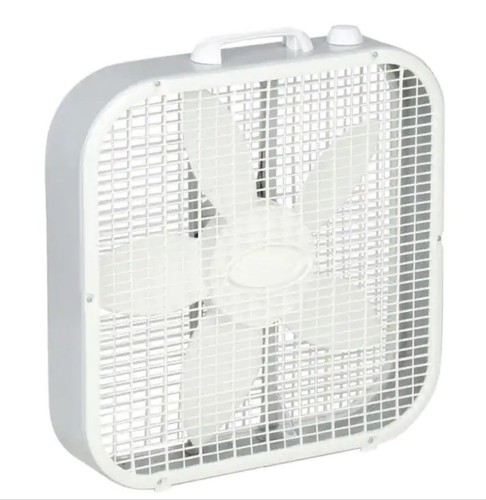 New 20 inch 3 Speed White Box Fan Cooling Fans Air