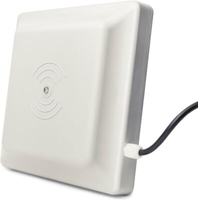 8M Long Range Reading UHF RFID Card Reader 8dbi Antenna IP67 IRS232 RJ45 Reader