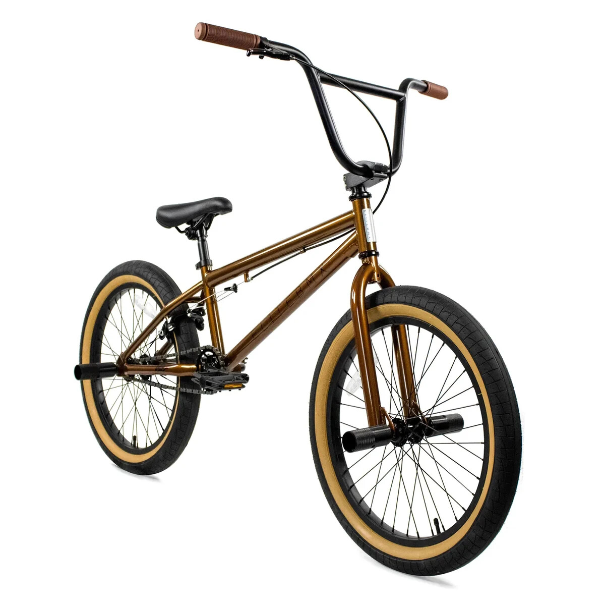 Elite 20" BMX Stealth Bicycle Freestyle Bike 1 Piece Crank Copper NEW